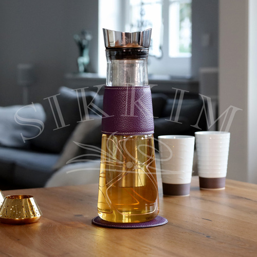 Karafka Szklana JM z zaparzaczem `Copper` 1250ml